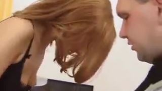 Messy panty poop at doctor's office