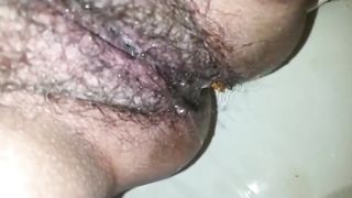 Mexican girl pooping