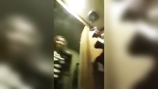 Turds floating in toilet