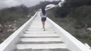 liquid shit on the stones