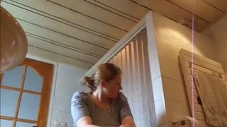 Huge dump on boyfriend's cock