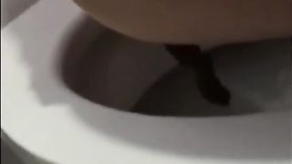 Mix of hot college girl shitting