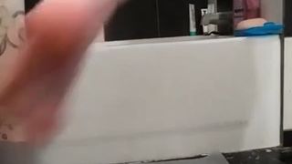 Shitting from bathtub