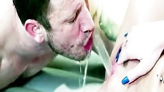 Peeing on boyfriend's face