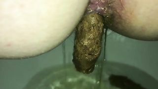 Brown turd from sexy ass