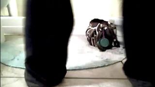 Big turds dropped in close up