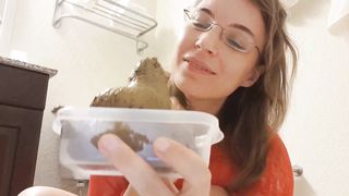 She's really hungry for poop
