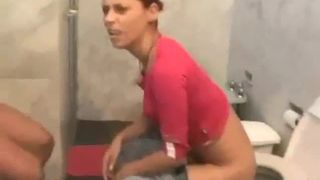 Mix of two girls shitting