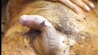 Rough scat sex in public place