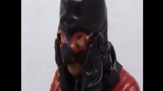 Latex nasty masturbation