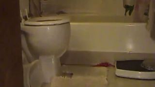 Big load in pink panties