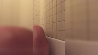 Blonde college girl eats her own shit