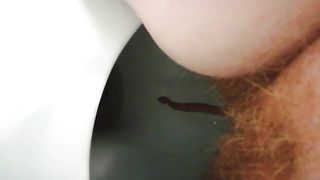 Ginger wife shitting