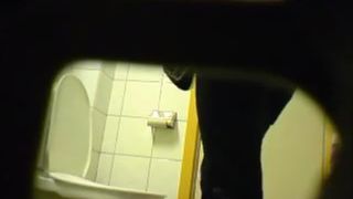 Spying on a teen pooping