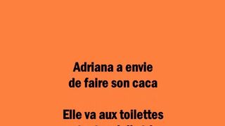 Wiped her ass after pooping slowly for us