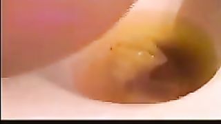 Black girl shitting slowly for us