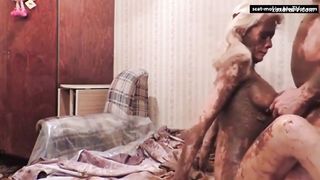 Polish girl gets fucked with shit