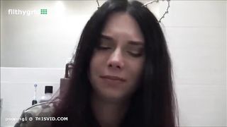 She can't stand the smell of poop