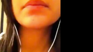 Dark haired teen shitting slowly