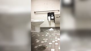 Brunette beauty shits a lot