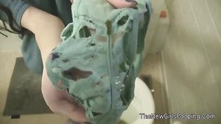 Spying on his wife shitting