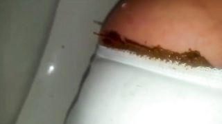 Shitting a lot in white panties