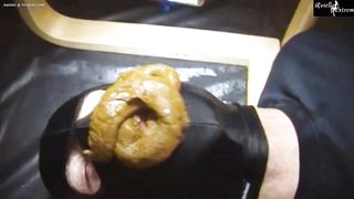 Forced to eat a big pile of shit