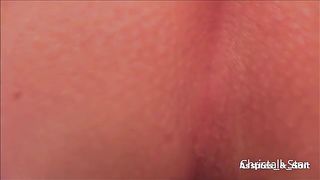 She struggles to push a big one