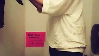 Spying shitting girls