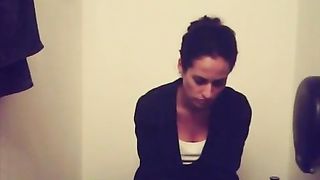 Spying shitting girls