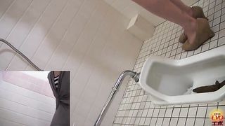 Long turd from beautiful japanese