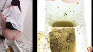 Real mess in a public bathroom