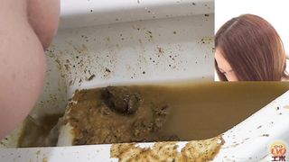 Real mess in a public bathroom