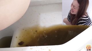 Huge pile of shit from japanese beauty