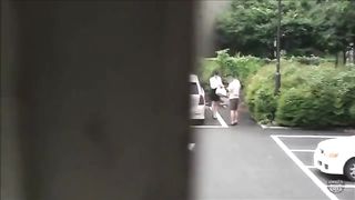 Petite japanese shits in public