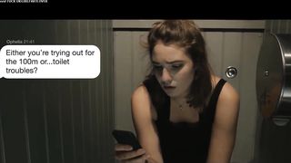 She can't stand the smell of shit