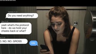 She can't stand the smell of shit