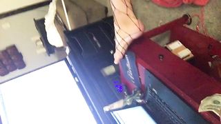 Shit piggy live on webcam