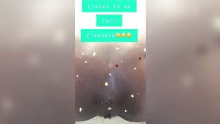 Ebony girl shitting a lot