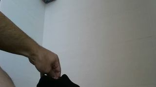 Hot blonde shits on her slave