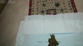 Black girl shitting on her knees a lot