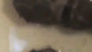 BBW babe shitting slowly for us