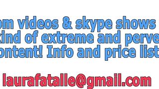 MILF Laura Squirt and Rub Pussy on Fan's Picture-Lot of Dirt