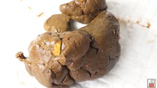 Huge turd from petite girl