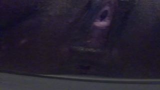 Black babe pooping slowly