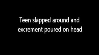 Japanese teen gets shit slapped