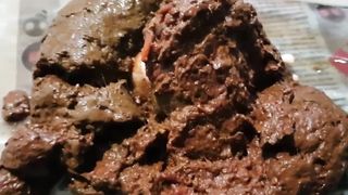 Wife Smothered In Huge Poop