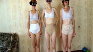 Russian lesbian girls eat poop together