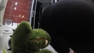 She's pooping a lot in her panties