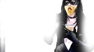 She loves eating her own shit